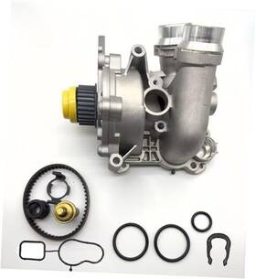06h121026af 06h121026be 06h121026bf 3050 Aluminum Water Pump With Belt Compatible For Audi A3 A4 Tt Vw Tiguan
