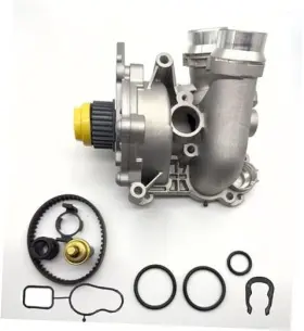 06h121026bf 06h121026af 06h121026be 3050 Aluminum Water Pump With Belt Compatible For Audi A3 A4 Tt Vw Tiguan