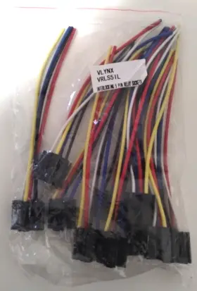 Vrls5il 5rs Automotive Wiring Interlocking 5 Pin Relay Sockets With Leads Harness Qty 10pcs