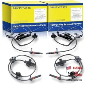 Dp-abs-1016-ok10 Acorntech 4pcs Abs Wheel Speed Sensor Fit For 2007-2013 Acura Mdx 57455-stx-a01 Front