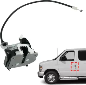 E450 Aitrn 445024215239 Door Latch Assembly Compatible With 1996-2019 Ford E150 E250 E350 Econoline