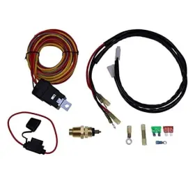 185fh-frh Aivwumot Compatible With Spal Dual Fan Wiring Relay Harness Kit Sensor
