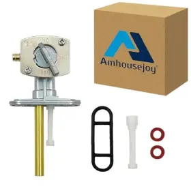 Amhousjeoy Vehicle Parts 763383462277 Fuel Gas Petcock Valve Switch Pump Fit For Polaris Trail 250 2000 2001 2002