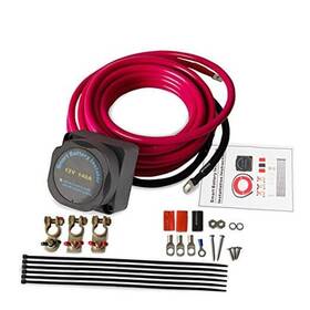Anodizing Racing Rz084 Dual Battery Isolator Kit 12 Volt 140 Amp Voltage Sensitive Relay Complete