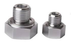 Apsojjo Glm-01 Ls Swap Oil Pressure Sensor Adapter M16 1.5 And M12 To 1/8 Npt For All Gm