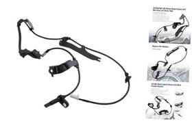 Astrosync 89546-30080 Abs Wheel Speed Sensor With Wire Compatible Lexus Gs Rear Left Driver Side