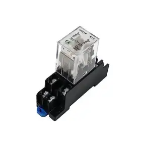 Ato-emr-hh52p Ato Dc 24v Coil 8-pin Electromagnetic Power Relay Dpdt 2no 2nc Hh52p My2nj