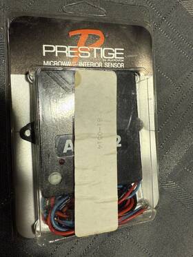 Audiovox Aps-12 Prestige By Microwave Interior Sensor Automotive Alarm