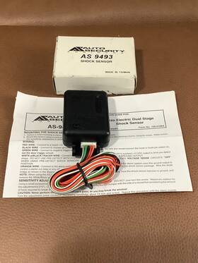 Audiovox As-9493 Prestige Universal Dual Zone Shock Sensor Can Be Used With Any Alarm