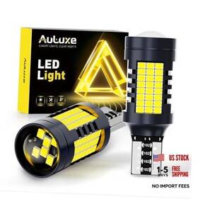 Auluxe Al-053 912 921 Led Backup Reverse Lights 6500k White 700% Brighter Than Halogen