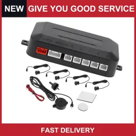 Automall Tech 678202678565 Reverse Backup Radar System Parking Sensors 4 Pcs New