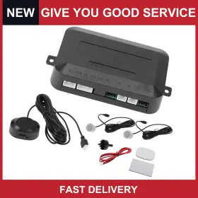 Automall Tech 680811690142 Auto Reverse Backup Radar System 2 Parking Sensors 1set