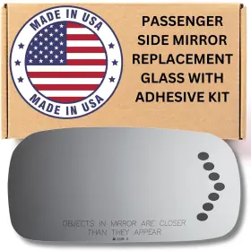 Psa0000b5168s Autotruckmirrorsunlimited Passenger Side Mirror Replacement Glass With Adhesive Pads For 2006-2008 Dts