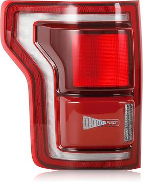 Autozest Hl3z13405c Lh Led Tail Light For Ford F150 2017-2020 Smoked Brake Lamp Driver Side