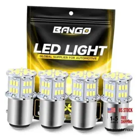 Bango-4pcs-54smd-1157-white Bango 1157 Led Bulb White Backup Reverse Light 2057 2357 7528 Bay15d Super Bango-4pcs-54smd-1157-white Bango 1157 Led Bulb White Backup Reverse Light 2057 2357 7528 Bay15d Super