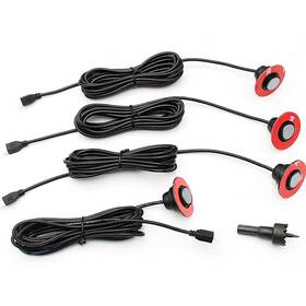Bcsmmcar 911332867554 Car Parking Sensors 4 Hidden Reversing Backup Radar Sound Buzzer Alarm