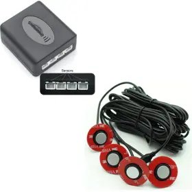Bcsmmcar 911332867561 Car Reverse Backup Radar System 4pcs Parking Sensors Alert Alarm Kit Accessories