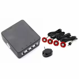 Bcsmmcar 929131168895 Adjustable 4 Parking Sensors Car Reverse Backup Radar Alarm Sound Buzzer Alert