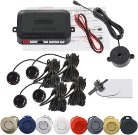 B082hwmgdx  Bessie Sparks Car Parking Sensor Bessiesparks Rear Reversing Radar System With 4 Sensors Wirel