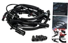 Bgqg Rmh-1045-bk-cs 4 Pcs Front And Rear Abs Wheel Speed Sensor Compatible With Ram 1500 5013-2018