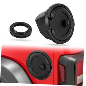 Blueauto Yxgmms001 Gas Tank Cap Cover Fuel Filler Door Combination Locking Black Jl 2018-2023
