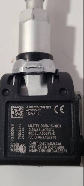 Bmw Ag5sp4-d Tire Pressure Sensor Anatel Oem Genuine Tpms G05 X5 Ft18-19 Mercedes