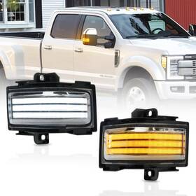 Branded 02-fba-17072226 Led Side Mirror Marker Lamp For F0rd F150 F250 F350 F450 F550 Smoke Lens-f150