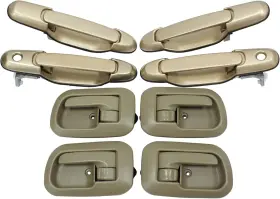 69277-08010 Branded Set Of 8 Beige Interior And Exterior Door Handle For Toyota Sienna 1998-2003