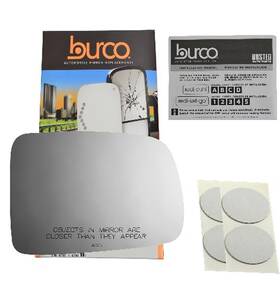 Burco 840591012774 Right Passenger Side Convex Replacement Mirror Glass Lens For 95-98 Odyssey