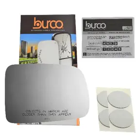 Burco 840591012774 Right Passenger Side Convex Replacement Mirror Glass Lens For 95-98 Odyssey