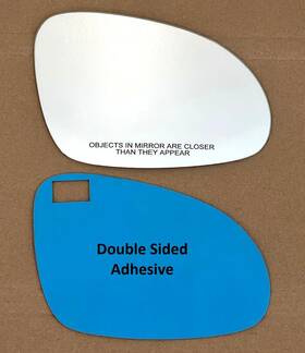 Car Mirror Bazar 502rc-amz Replacement Glass With Adhesive For Vw 06-10 Jetta 05-10 Passat