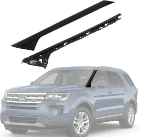 Carmocar 700512587562 A-pillar Front Molding Windshield Trim Left Outer And Inner Replacement For 2011-2