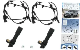 Ws-c625 Carmocar Front And Rear Abs Wheel Speed Sensor Replacement For Jeep Wrangler
