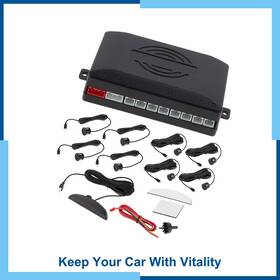 Carpopart 676766912590 Reverse Backup Radar System Parking Sensors Front 8pc