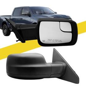 Chenspark C25030602 Right Passenger Side Mirror Compatible With Side-5pins Texture Black