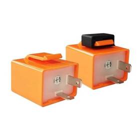 Cqsp Cqsp-ef-o2 2pcs 2-pin 12v Speed Adjustable Led Electronic Flasher Relay Fix Motorcycle