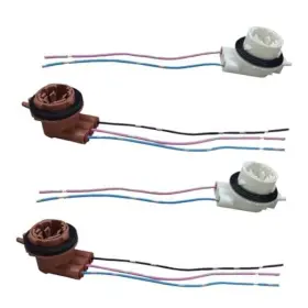 Craedli-cre-164 Craedli 3156 3157 Pre-wired Harness Pigtail Sockets Car Led Turn Signal 4pcs
