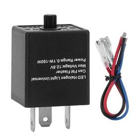 Cunyuer Cunyueryhd6evg8zo 12v 3-pin Adjustable Led Flasher Relay Turn Light Blinker