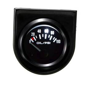 Cysfetena Cysfetena6y1hrzkogt Oil Pressure Gauge Abs 52mm/2in 12v Universal Car Electromagnetic
