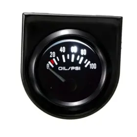 Cysfetena6y1hrzkogt Cysfetena Oil Pressure Gauge Abs 52mm/2in 12v Universal Car Electromagnetic