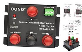 Czh-labs F-1021 50amp Forward And Reverse Relay Module For Motor/linear Actuator Reversing 12v