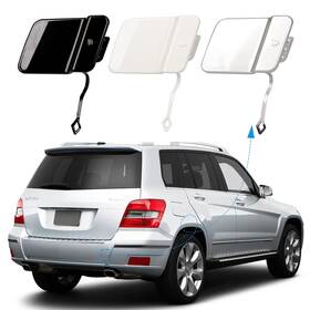 Czshiyue Amz-tcg-bc-12glk-hei-hr Rear Bumper Tow Hook Cover Towing Eye Cap Black Right Passenger Side