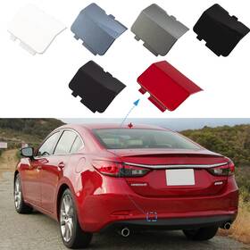 Czshiyue Amz-tcg-mzd-1319atz-hei-hr Rear Bumper Tow Hook Cover Towing Eye Cap Fit For Black Right Passenger Side