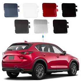 Czshiyue Amz-tcg-mzd-1720cx5-bai-hr Rear Bumper Tow Hook Cover Towing Eye Cap Fit For White Right Passenger Side