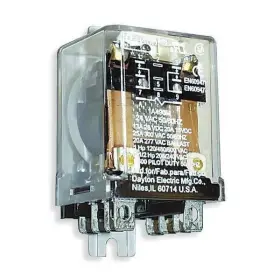 1a490 Dayton Enclosed Power Relay 8 Pin 24vac Dpdt 190735131039