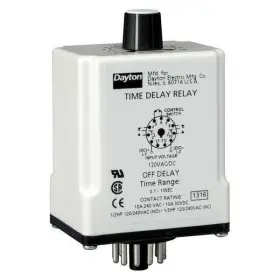 1egc4 Dayton Sinfuntimedelayrelay 120vac/dc 11pins 190735137864