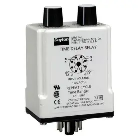 1egd3 Dayton Sinfuntimedelayrelay 120vac/dc 8pins 190735137949