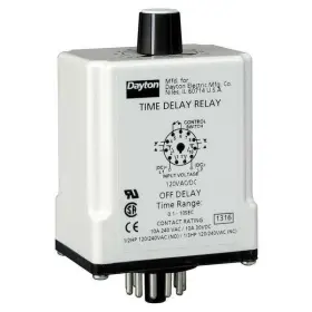 24en87 Dayton Sinfuntimedelayrelay 24vac/dc 11pins 190735191163