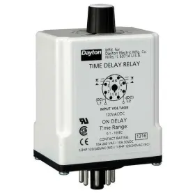 24ep11 Dayton Sinfuntimedelayrelay 24vac/dc 8pins 190735191361