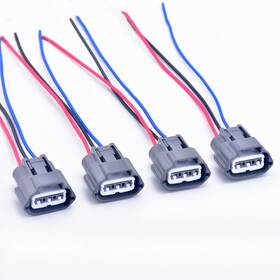 Deckbu Cy003-2.2f-10 4pcs 3 Pin Automotive Waterproof Sensor Socket Ignition Coil